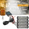 A collage of car flashing lights, a remote control, and a control box, with a car in the background. Náhľad obrázku produktu