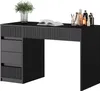 Schminktisch Vicco Omira Schwarz 120 cm ohne Spiegel, Model Produktbild-Vorschau 8