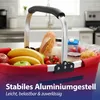 Einkaufskorb faltbar rot Aluminium Polyester 600D Produktbild-Vorschau 6