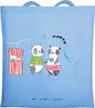 Mr. & Mrs. Panda totebag Pandas Freizeitpark besuchen - Sky Produktbild-Vorschau 1