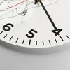 Wanduhr - Rund - Glasuhr - Linie Frau Linie - 30x30cm - Produktbild-Vorschau 5