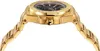 A side view of a gold watch with a metal band. Produktbild-Vorschau