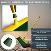 A broom head with a detachable handle adapter is shown, along with a broomstick and descriptive text. Produktbild-Vorschau