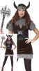 Vikingsvrouw kostuum voor dames, maat M-XL, maat: L Productafbeelding-voorbeeld 4