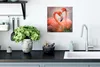 MuchoWow® Poster Flamingos bilden mit ihren Hälsen ein Herz Produktbild-Vorschau 3