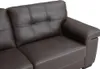 Ledersofa 2-Sitzer - Braun - HAZEL Produktbild-Vorschau 5