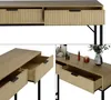 Schminktisch Vicco Lennox Eiche 100 x 75 cm mit 2 Produktbild-Vorschau 6