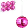 30 Stück Spiegelkugel Pink Discokugel Ø 5 cm Party Kugel Produktbild-Vorschau 4