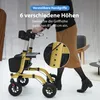 Safe Age® Rollator faltbar und leicht mit Sitz - Gehhilfe Produktbild-Vorschau 3