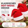 2er Samt Weihnachtsmütze Nikolausmütze rot - Weihnachten Produktbild-Vorschau 9