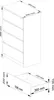 Kommode mit vier Schubladen 99 cm hoch und 60 cm breit, Produktbild-Vorschau 7