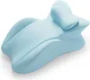 （Bleu）Coussin cervical en mousse à mémoire de forme pour Voir les images du produit 2
