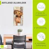 ARTland Wandbild Alu für Innen & Outdoor Hund Größe: 30x60 Produktbild-Vorschau 4