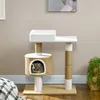 PawHut škrabadlo 79 cm malý strom pre mačky s jaskyňou pre Náhľad obrázku produktu 7
