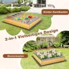 COSTWAY Holzsandkasten, Kindersandkasten mit Küchenzubehör Produktbild-Vorschau 7