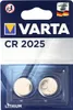 2x Varta Knopfzelle CR2025 Batterie 3V Lithium Coin Retail Produktbild-Vorschau 1
