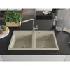 Mexen Hektor zlewozmywak granitowy 2-komorowy 800 x 480 mm, Podgląd zdjęcia produktu 3