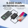 VIESTA® mini batterie externe 9 000 mAh noir charge rapide Voir les images du produit 5