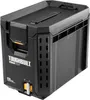 A black and gray tool box with orange accents is shown from a slightly elevated front-side angle against a light gray background. Anteprima dell’immagine prodotto