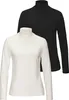 LASCANA Stehkragenshirt aus weichem Viskose-Stretch creme, Produktbild-Vorschau 1