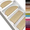 Shaggy-Stufenmatte Barcelona Beige 70 Halbrund 23,5 x 65 cm Produktbild-Vorschau 1