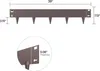SucceBuy 5er-Pack 39 x 4 Zoll Stahl-Landschaftseinfassung, Produktbild-Vorschau 7
