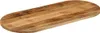 vidaXL Tischplatte 80x40x2,5 cm Oval Raues Massives Produktbild-Vorschau 1