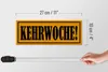 Holzschild Hinweis 27x10cm Kehrwoche Produktbild-Vorschau 5
