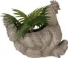 Clayre & Eef Kvetináč Chicken 46x30x38 cm sivý plast Náhľad obrázku produktu 5