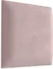 A single upholstered wall panel in a light pink color, shown from a diagonal angle. Anteprima dell’immagine prodotto