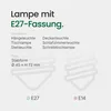 Spectrum LED E27 G45 Filament Klar 4W = 42W Tropfen 510lm  Produktbild-Vorschau 9