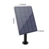 A solar panel on a stand with dimensions indicated. Podgląd zdjęcia produktu