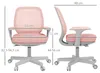 Vinsetto Bürostuhl, Ergonomisch Schreibtischstuhl mit Produktbild-Vorschau 3