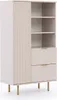 Regalschrank NUBIA NB-04 mit 2 Schubladen 1 Tür Regal Produktbild-Vorschau 1