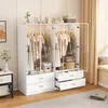 Fortuna Lai Kleiderschrank mit Glas Weiß, Vielseitiger Produktbild-Vorschau 8