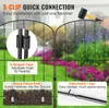 28x Dekorativer Gartenzaun 61x33cm Oberbogen Metallzaun aus Produktbild-Vorschau 5