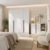 Drehtürenschrank und Kommode 2er-Set SEVILLA 4D/SEVILLA 5S, Produktbild-Vorschau 1