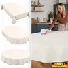 Tischdecke 140x180cm Oval Beige abwaschbar Barcelona Stoff Produktbild-Vorschau 2