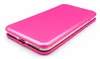 A pink flip case for a smartphone is shown from a diagonal angle against a white background. Produktbild-Vorschau