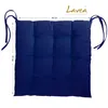 Lavea® Sitzkissen 40x40 cm, 8er Set, Navy Blau - mit Produktbild-Vorschau 3