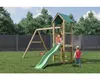 Fungoo Spielturm "Lucas" natur mit Doppelschaukel, Rutsche Produktbild-Vorschau 6