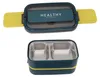 Double Layer Bento Box 316 Edelstahl Fach Portable Lunch Produktbild-Vorschau 3