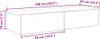 Wandregal mit Schubladen Artisan-Eiche 100x36x19 cm Produktbild-Vorschau 11