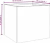 vidaXL Pflanzkübel 2 Stk. 32x30x29 cm Cortenstahl Produktbild-Vorschau 7