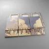 Bild auf Leinwand - Leinwandbild - Wolken Brücke Vögel Produktbild-Vorschau 2