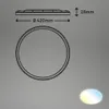 LED Panel dimmbar Backlight Fernbedienung 22W Weiß Ø42cm Produktbild-Vorschau 7