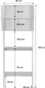 Mensola mobile WC decorato in legno e canna, Marrone Anteprima dell’immagine prodotto 7