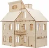 3D Holzmodell - Puppenhaus 54 cm Produktbild-Vorschau 12