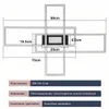 ZMH, lampe plafonnier LED, 99x70x7 cm, variateur Voir les images du produit 4