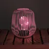 LED Solar Laterne Streben pink 15x17cm Eisen Kunststoff 5 Produktbild-Vorschau 3